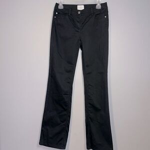 White House Black Market Blanc Embellished Beaded Black Jeans | SZ 2